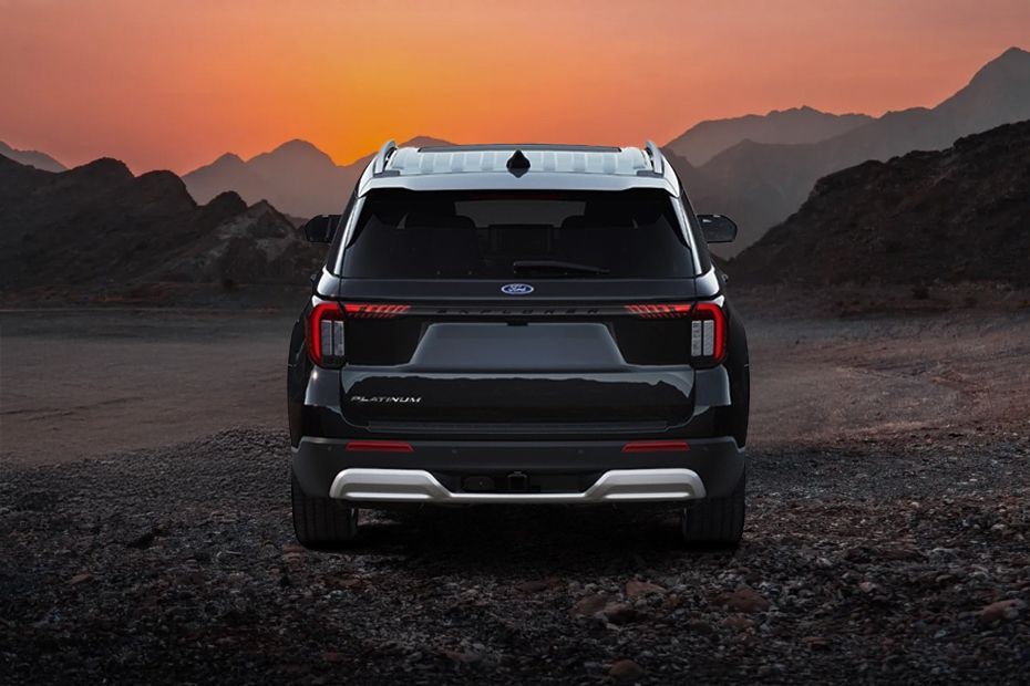 Full Rear View of Ford Explorer