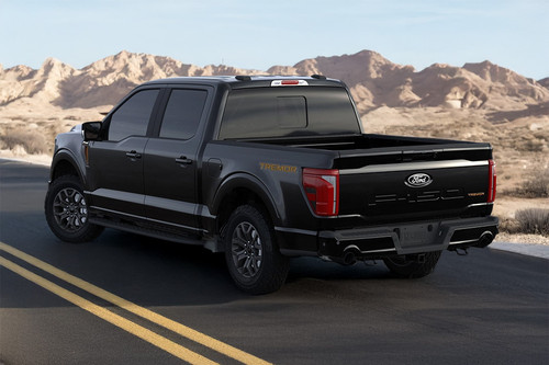 Rear Cross Side View of Ford F-150 Tremor