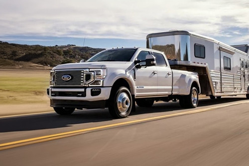 Ford Super Duty Front Side View