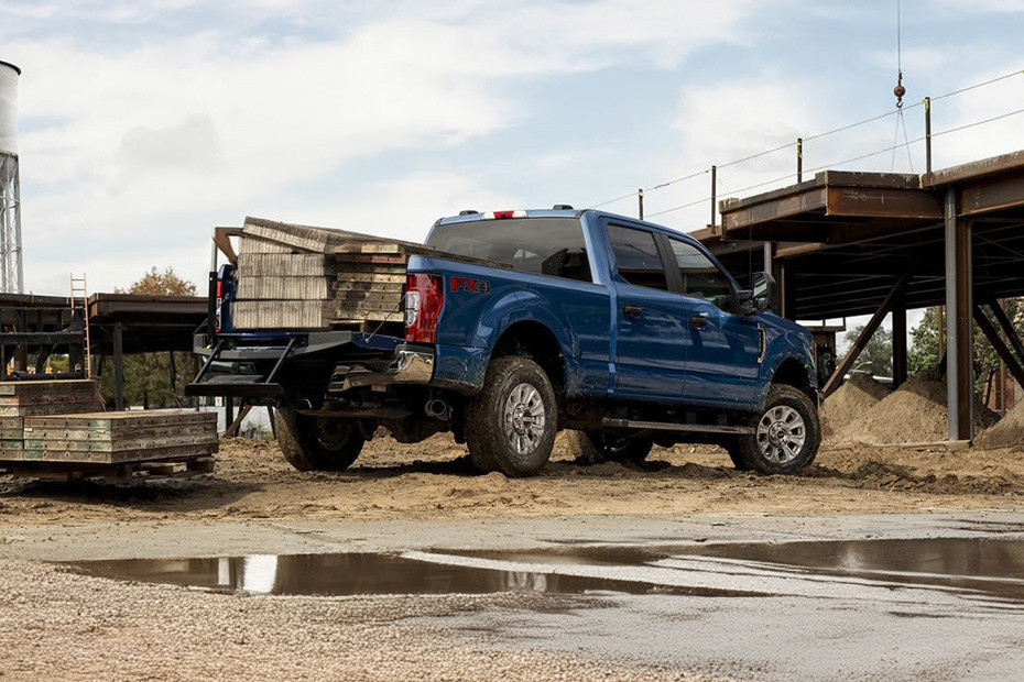 Super Duty Rear angle view