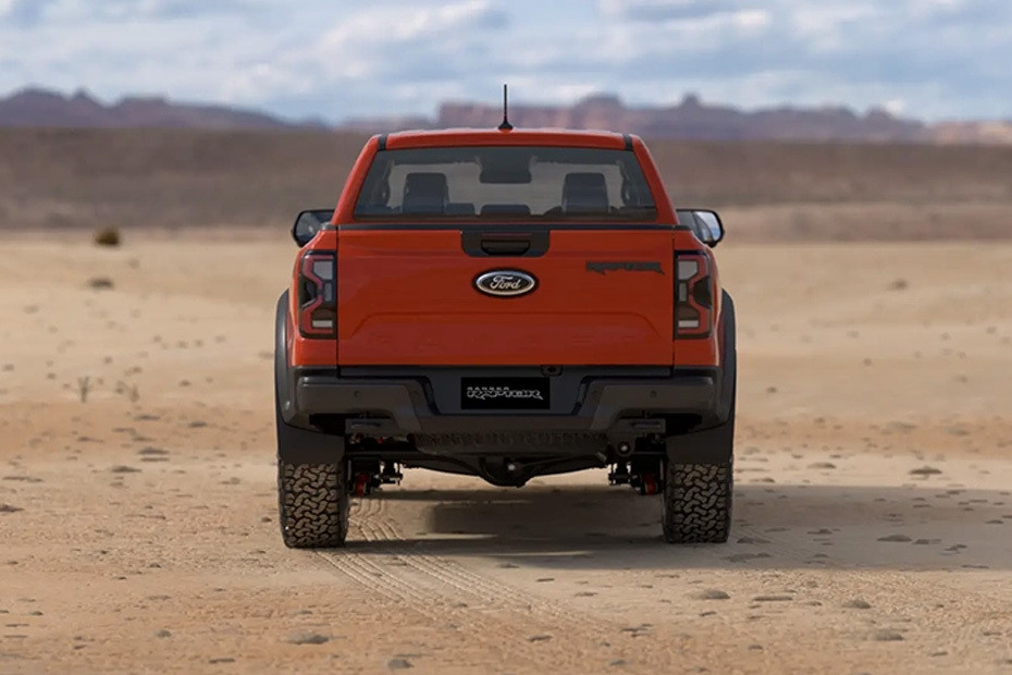 Full Rear View of Ford Ranger Raptor 