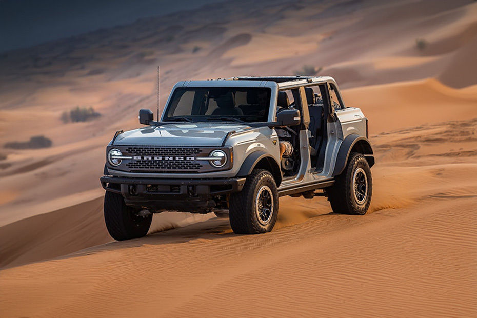 Bronco Front angle low view