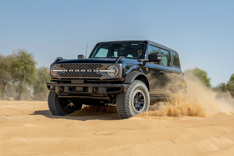 Bronco Tilted Front View