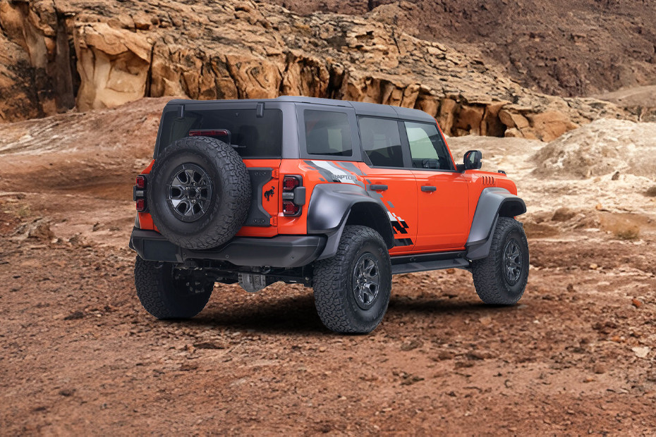 Bronco Raptor Rear angle view