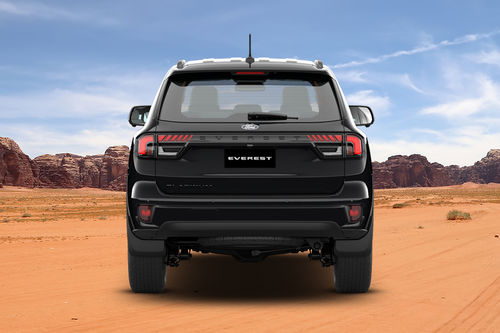 Full Rear View of Ford Everest