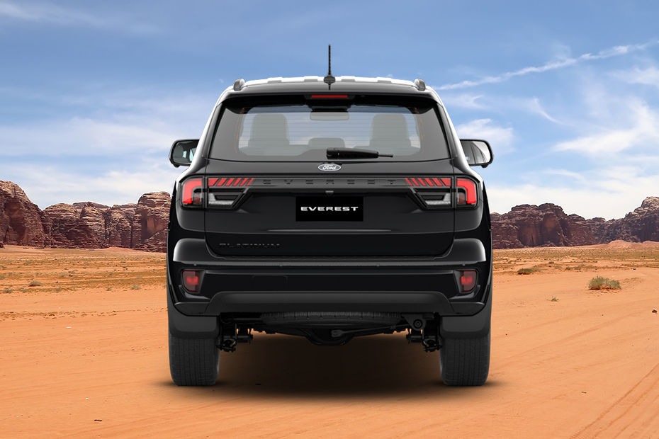 Full Rear View of Ford Everest