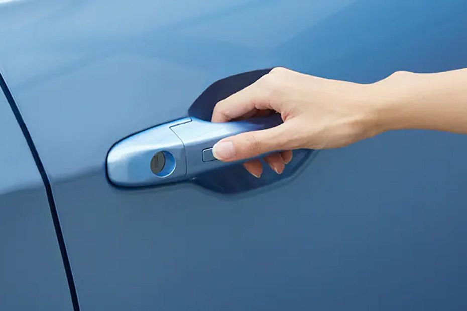 V Door handle