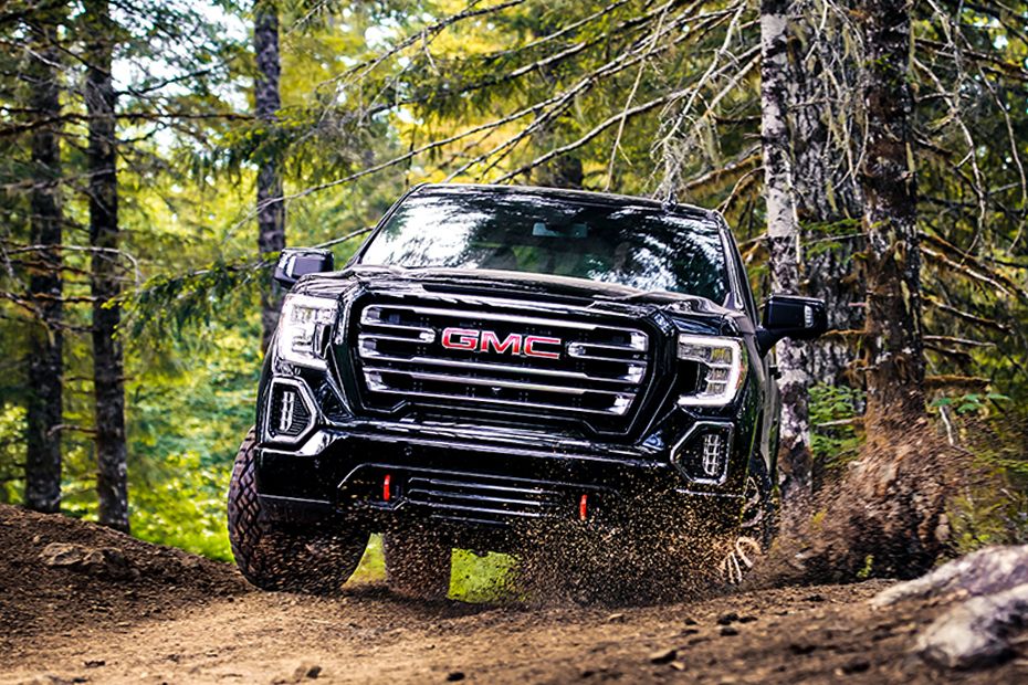 Sierra AT4 Tilted Front View