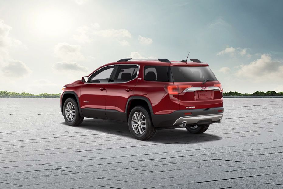 Rear Cross Side View of GMC Acadia