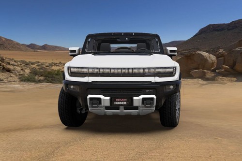 Full Front View of HUMMER EV