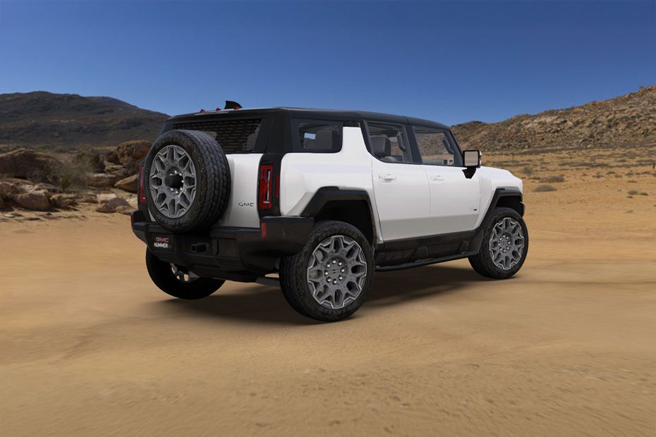 HUMMER EV Rear angle view