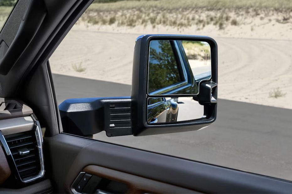 GMC Sierra HD Drivers Side Mirror Rear Angle