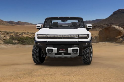 Full Front View of Hummer EV Pickup