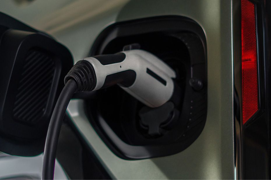 Gas Cap Open of Hummer EV Pickup