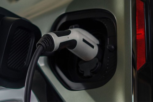 Gas Cap Open of Hummer EV Pickup