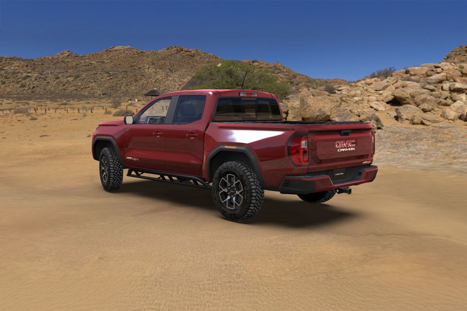 Rear Cross Side View of GMC Canyon