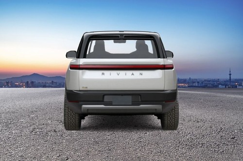 Full Rear View of Rivian R2