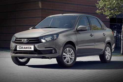 Granta Sedan Front angle low view