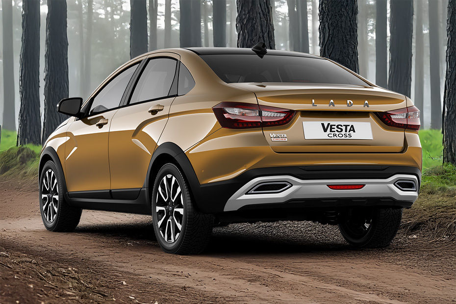 Rear Medium View of Lada Vesta Cross