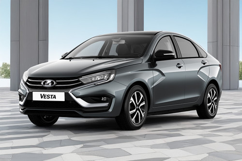 Vesta Sedan Front angle low view