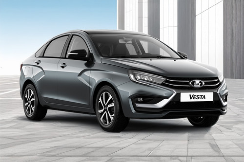 Lada Vesta Sedan Front Medium View