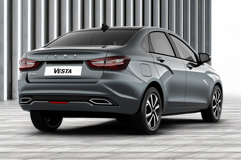 Vesta Sedan Rear angle view