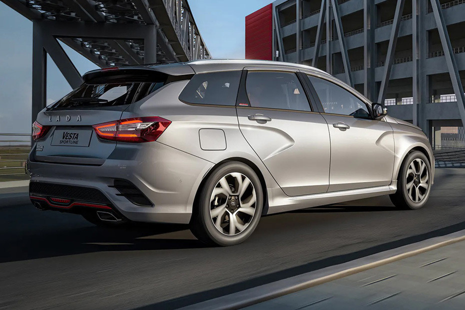 Vesta SW Sportline Rear angle view
