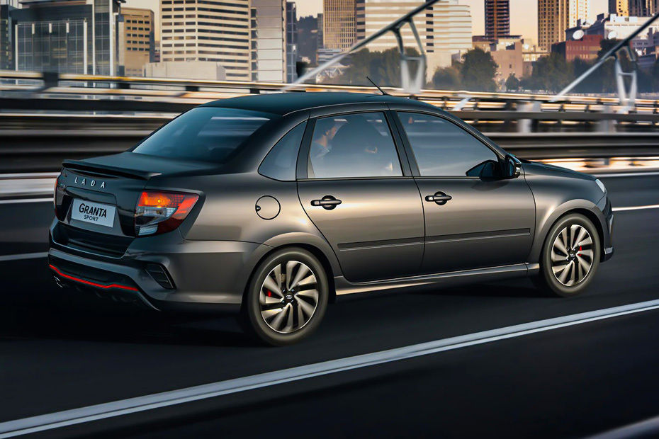 Granta Sport Sedan Rear Medium Side View