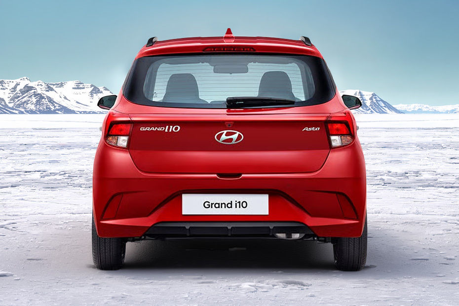 Full Rear View of Hyundai Grand i10
