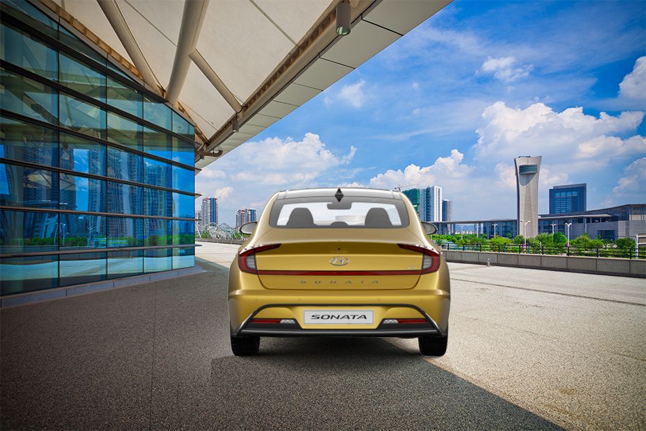 Full Rear View of Hyundai Sonata (2021-2023)
