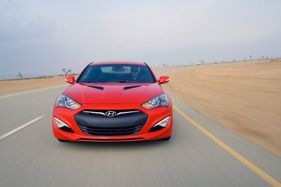 Full Front View of Genesis Coupe