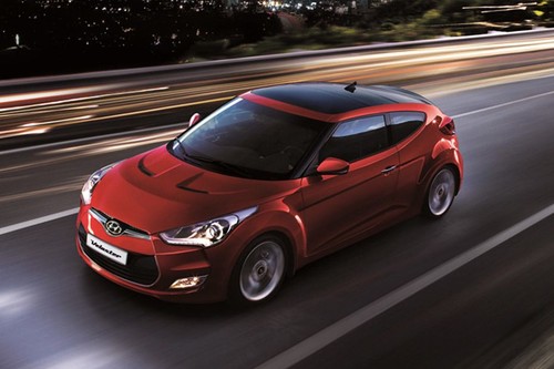 Hyundai Veloster Front Angle High View
