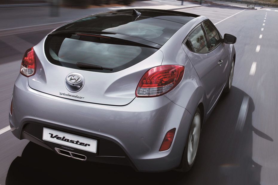 Veloster Rear angle view