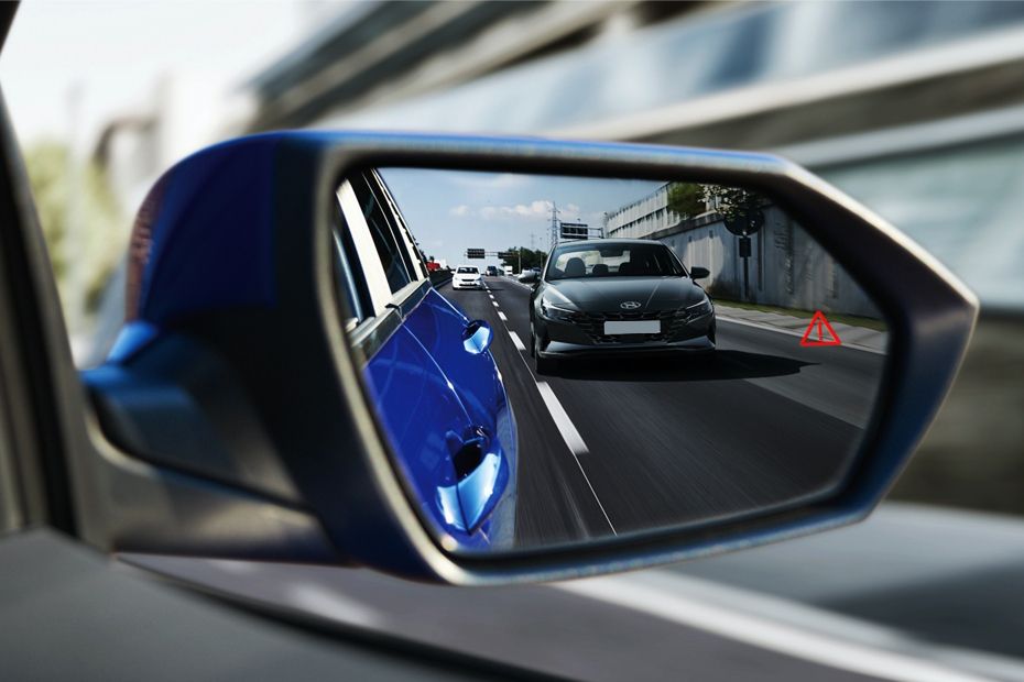 Hyundai Elantra (2021-2024) Drivers Side Mirror Rear Angle