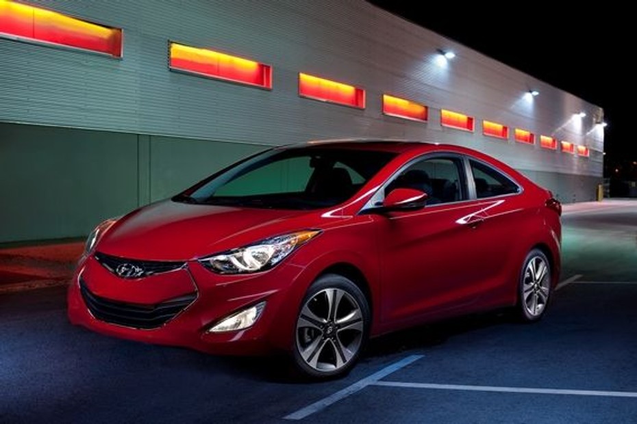 Hyundai Elantra Coupe Front Angle High View