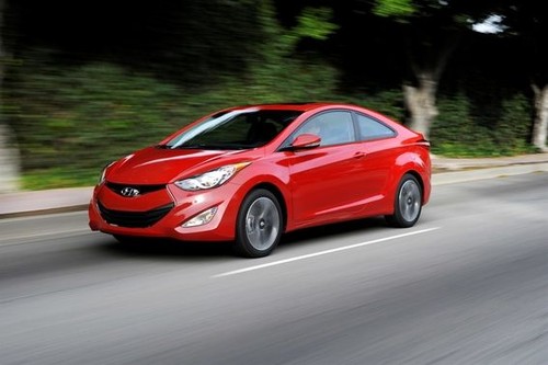 Elantra Coupe Front angle low view