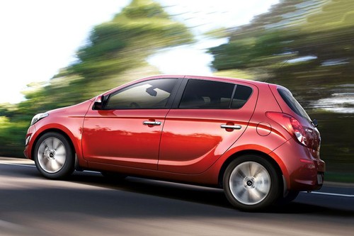 Rear Cross View of Hyundai i20 5DR