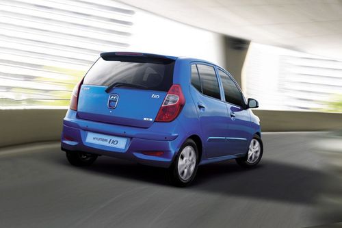 i10 Rear angle view