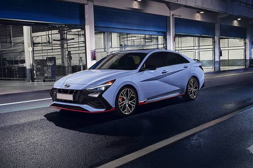 ELANTRA N Front angle low view