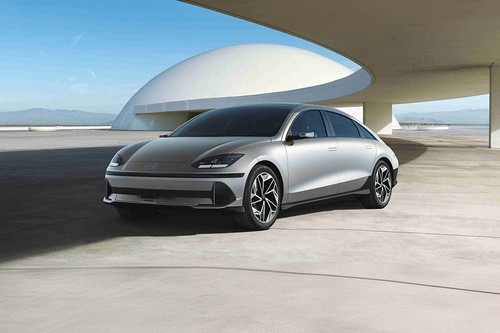 Ioniq 6 Front angle low view