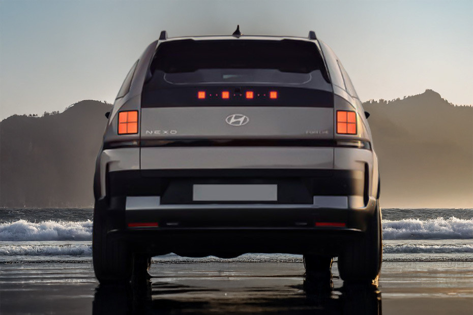 Full Rear View of Hyundai Nexo