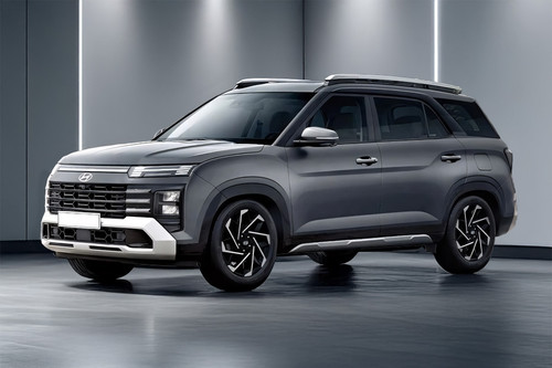 Creta Grand Front angle low view