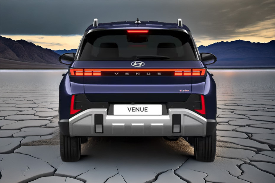 Full Rear View of Hyundai Venue 2026