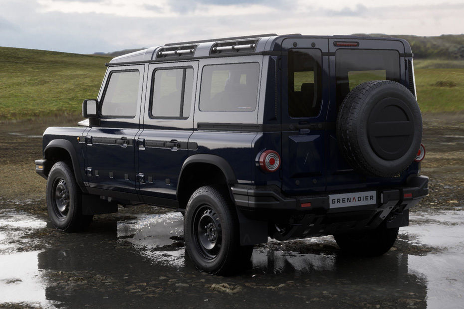 Rear Cross Side View of Ineos Grenadier Station Wagon