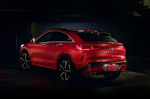 QX55 Rear angle view