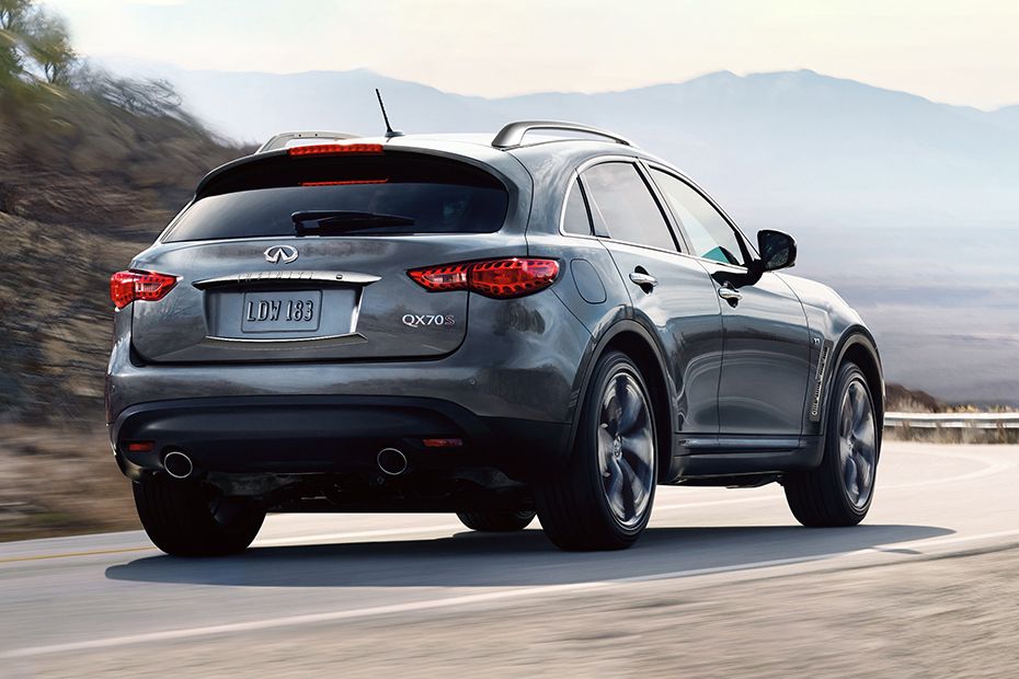 QX70 Rear angle view