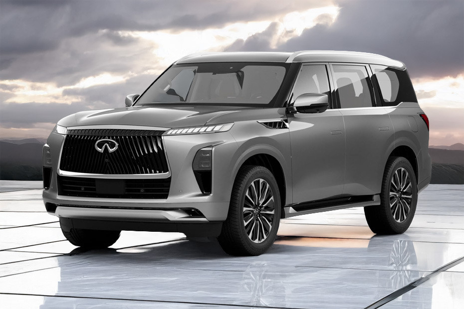 QX80 Front angle low view