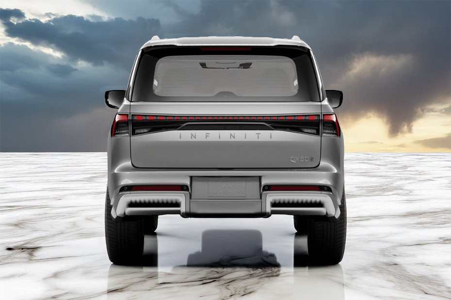 Full Rear View of Infiniti QX80
