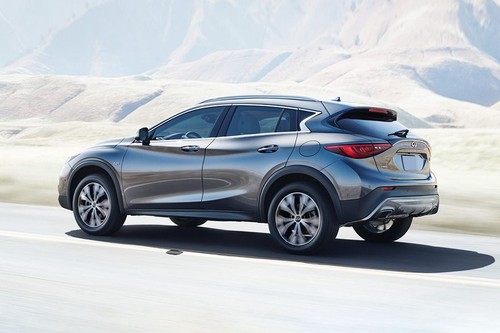Rear Cross Side View of Infiniti QX30