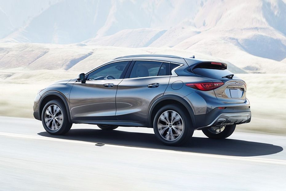 Rear Cross Side View of Infiniti QX30